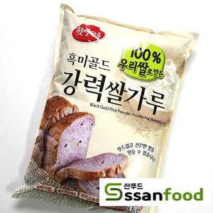 햇쌀마루 흑미 강력 쌀가루 3kg